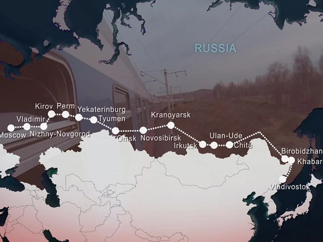 سفر شرق تا غرب روسیه با قطار ترنس سیبری